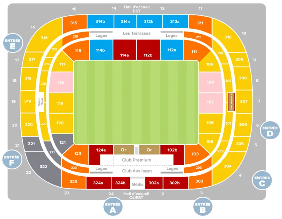 Plan Stade Marie-Marvingt